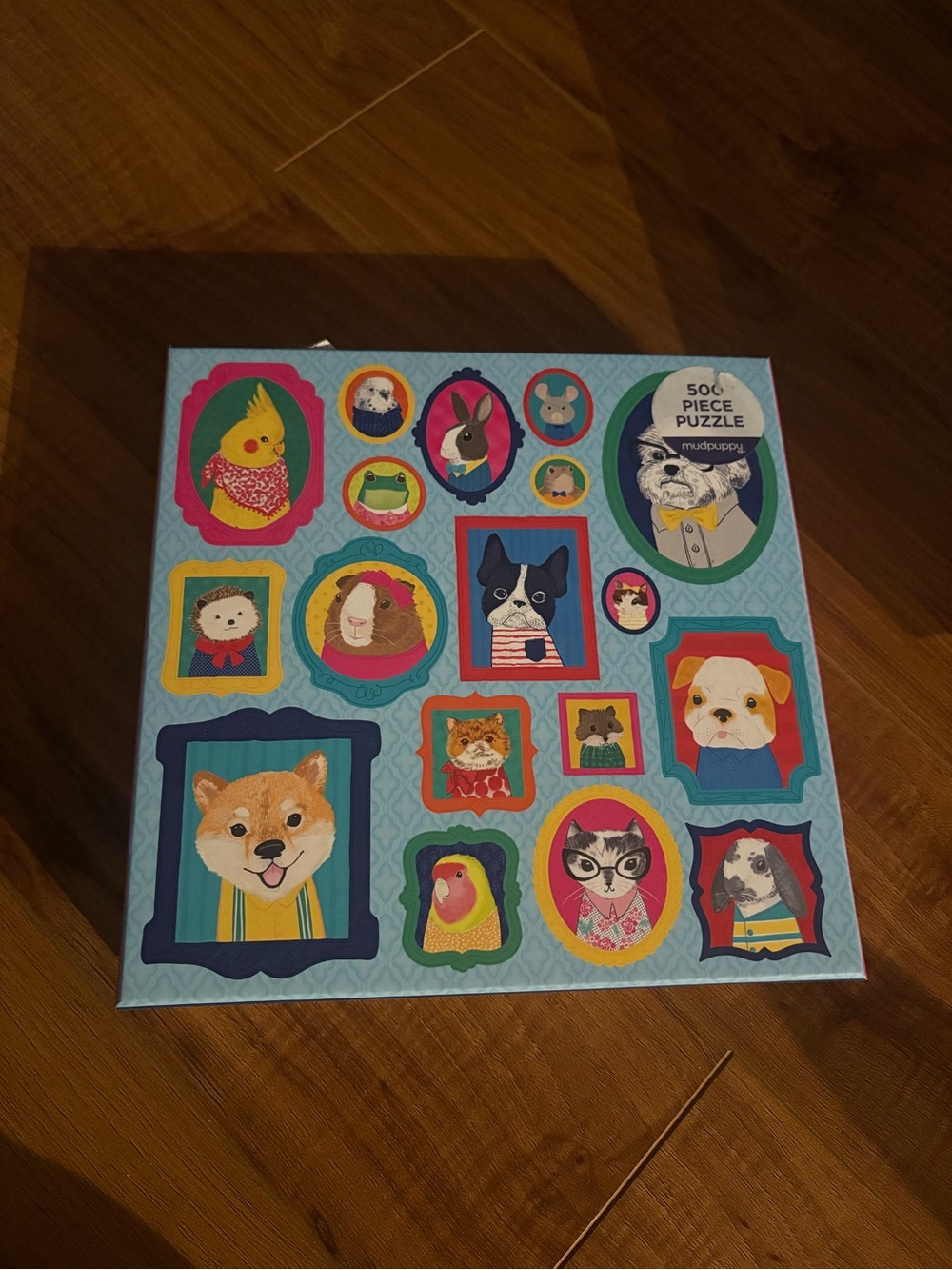 Mudpuppy Pet Portraits 500 Piece Puzzle